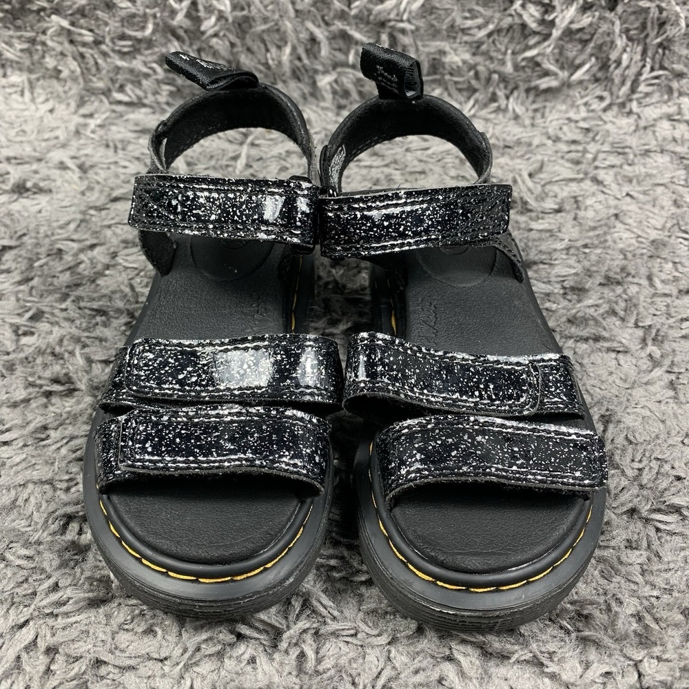 Dr Martens Junior Klaire J Leather Strap Sandals Us 11
